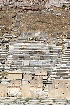 The front of the theater of Dionysus