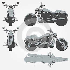 Front, top and side chopper projection