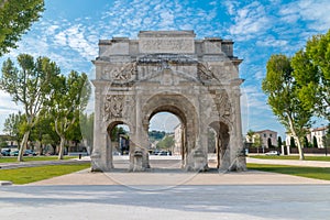 Front of Triumphal Arch of Orange