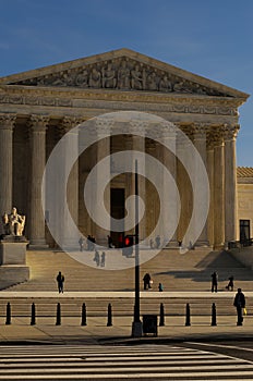 Front of the U.S. Supreme Court