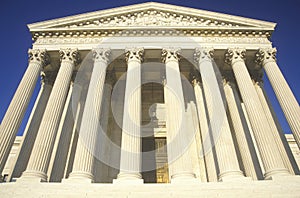 Front of the United States Supreme Court Building, Washington, D.C.