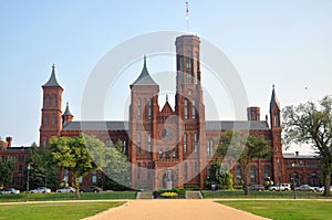 Smithsonian Castle in Washington DC, USA