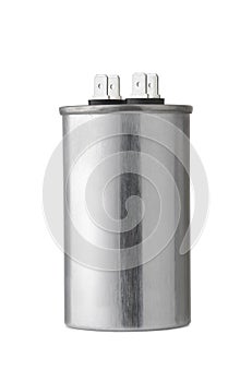 Front view of aluminum capacitor