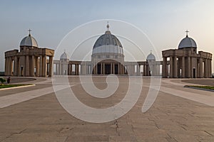 Front view of the Basilica of Our Lady of Peace