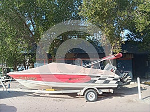 Front View of boat in kuwait