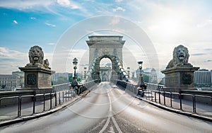 Front view of Chain bridge