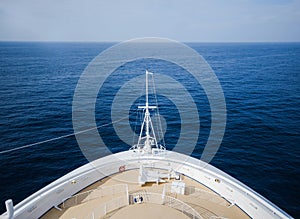 Front view of cruise deck