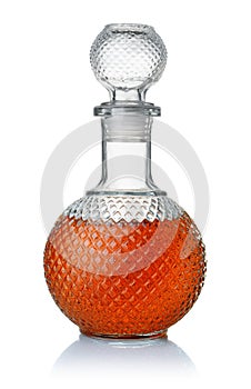 Front view of crystal brandy