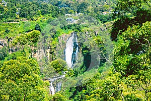 Front view of `Devon Falls`,Srilanka.