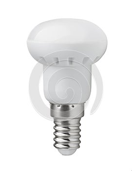 Front view of E14 led light bulb