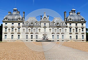 Facade of Cheverny castle