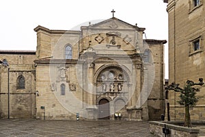 Facade of the Cathedral of Santo Domingo de la Calzada, Rioja, S photo
