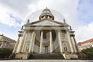 Front of the FranzÃÂ¶sischer Dom in Berlin photo