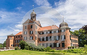 Front view of the historic castle in Eutin