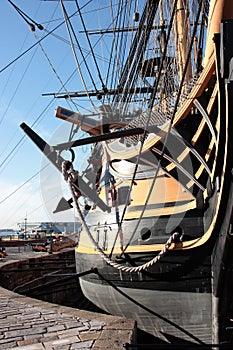 Front view of HMS Victory