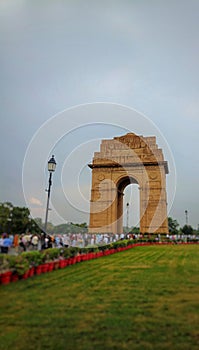 Front view of Indian gate