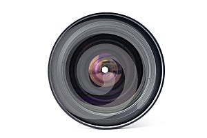 Front view of a lens