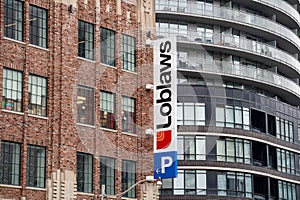 Front View of the Loblaws Store Sign.
