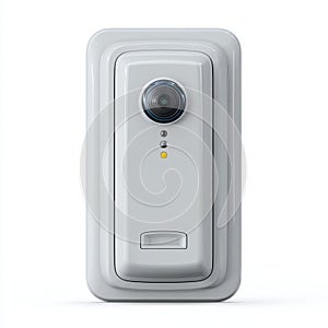 Front view of motion sensor light switch showing operating indicator light