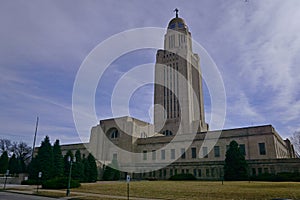 Front View of the Nebraska Capitol Building