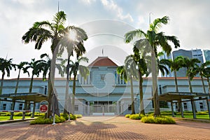 Front view Singapore Parliament building