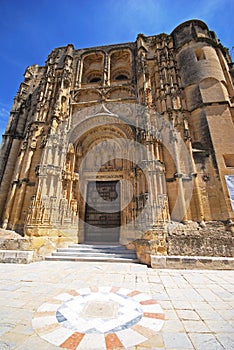 Front view of St Peters church, Arcos de la Frontera, Spain.