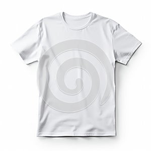 Front view of t-shirt on white background