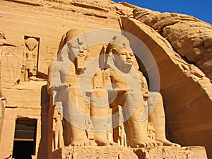 Front view of Temple of King Ramses II