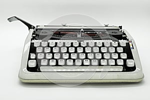 Front View of a typewriter machine