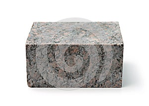 Front view  view of natural unpolished granite block