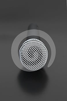 Front View of Vocal Microphone