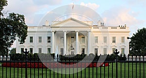 Front view The White House.Washington, D.C. United States of America