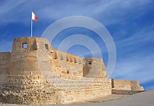 The front wall of Arad fort looking towards NE