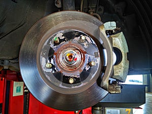 Front wheel braking system