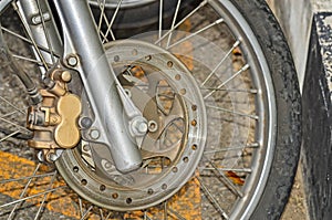 Front wheel motorcycle