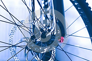 Front wheel mountain bike