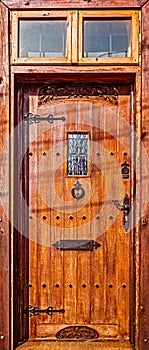 Front wooden door