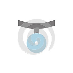 frontal reflex illustration. Element of optometry icon for mobile concept and web apps. Colored frontal reflex illustration can be