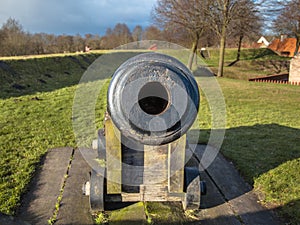 Frontal View Cannon Barrel