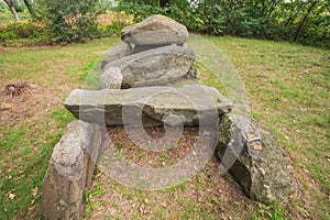 Frontal view of Dolmen D33