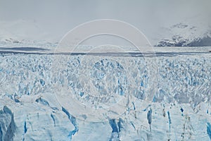 Frontal view of the Perito Moreno Glacier