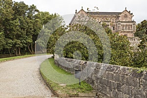 Palace of Sobrellano in Comillas, Cantabria, Spain photo