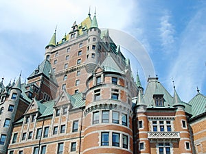 Frontenac Castle, Quebec, Canada.