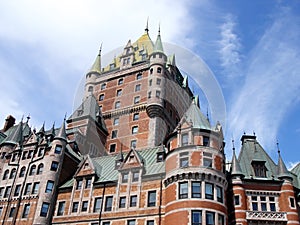 Frontenac Castle, Quebec, Canada.