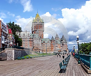 Frontenac Castle, Quebec, Canada.