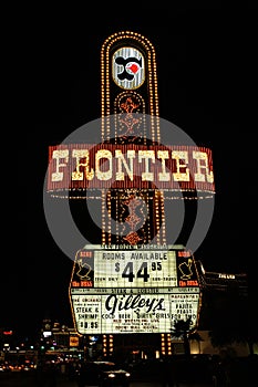 Frontier hotel sign