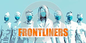 Frontliners Medical Staff Facing Coronavirus Outbreak photo