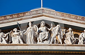 Fronton of the Academy of Athens.