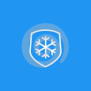 Frost resistant, resistance icon