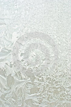 Frost on window